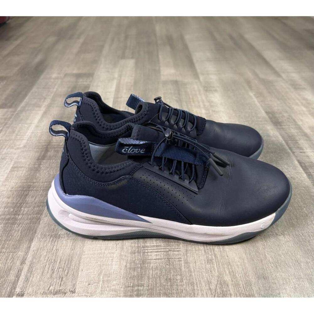 Clove Classic navy blue slip-resistant sneakers Mens 7.5 W/ 9‎